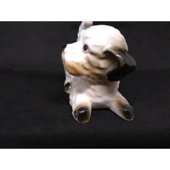 Vintage Enesco cute playful terrier glazed figurine 3" - Picture 3 of 12